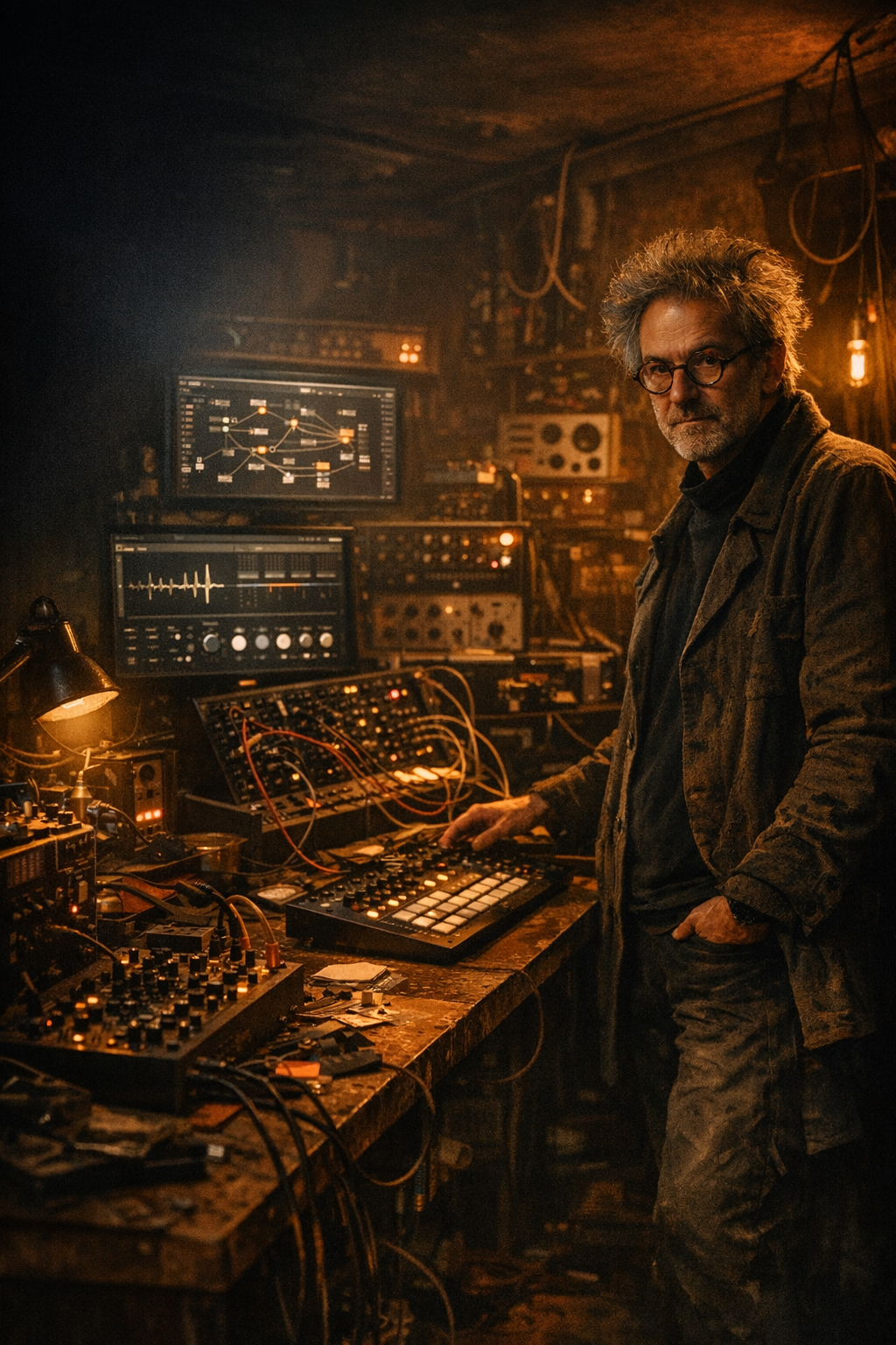 Experimental Max for Live lab artwork teasing upcoming Touch Noise devices.